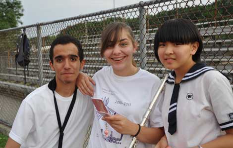 Chinese students visit US in exchange program