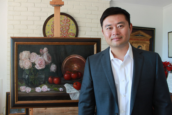 Artist blends Western style with Eastern imagination