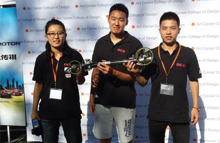 Beijing students' rubber-band car wins first