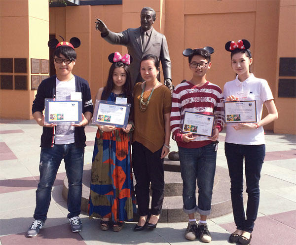 Students win trip to Disney in California