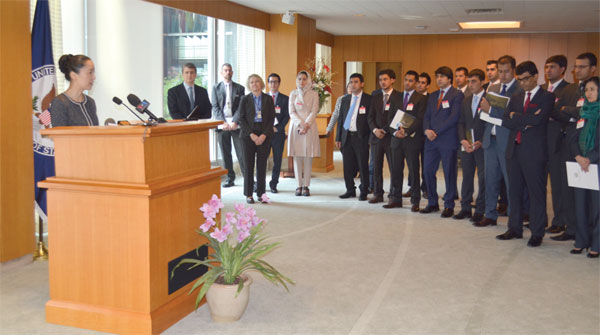Future Afghani diplomats trained