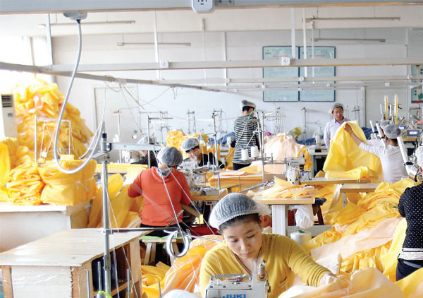 Ebola suit production rising