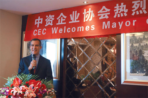 LA mayor touts city's ties to China