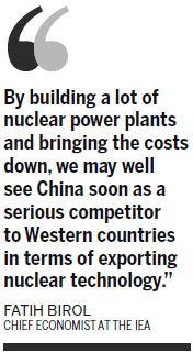 China's nuclear power bid saluted