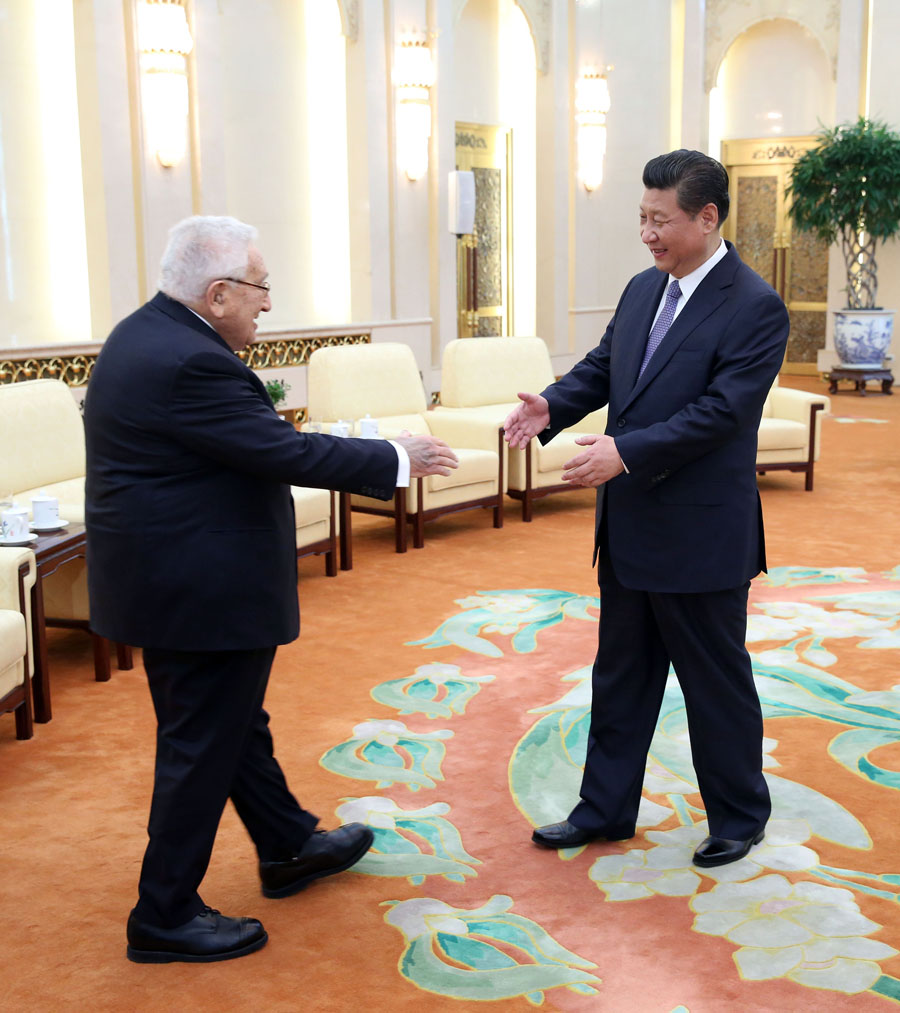 President meets 'old friend of China'