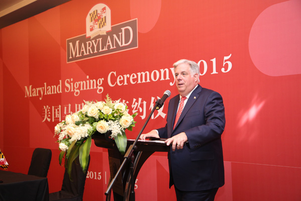 Maryland governor signs investment, education deals in China