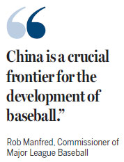 Major League Baseball getting streamed to China