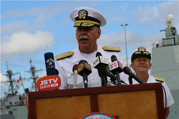 Chinese fleet sails into RIMPAC 2016