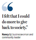 Nancy Li: A steady perspective on giving
