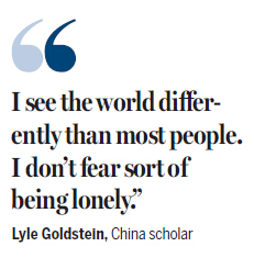 Lyle Goldstein: scholar takes sober view of China's ambitions