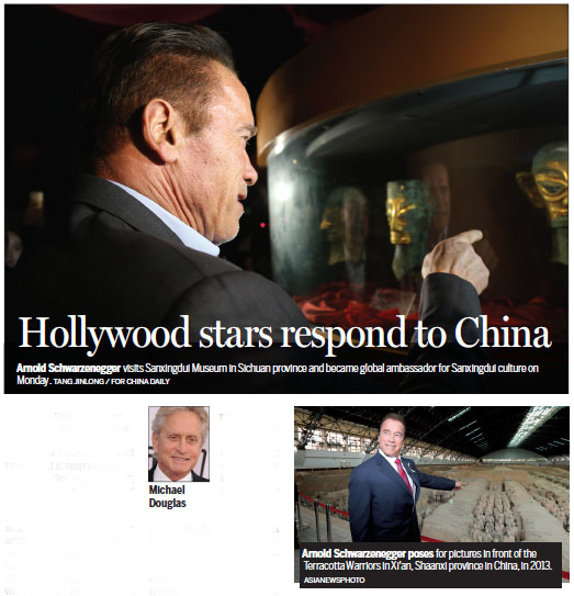 Hollywood stars respond to China