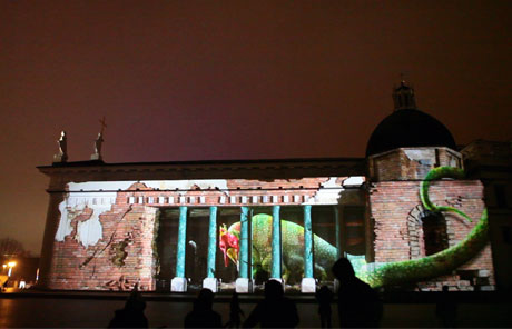 3D projection dazzles Vilnius