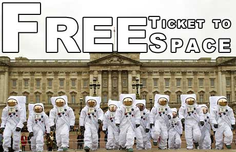 Free ticket to space