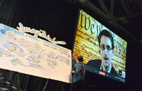 Snowden says if he could go anywhere, it would 'be home'