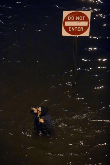 Sandy leaves NYC deluged