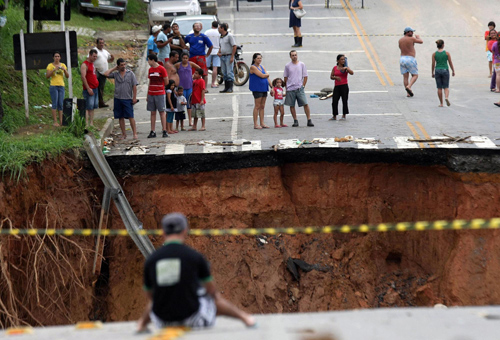 Rains, landslides ravage Brazil