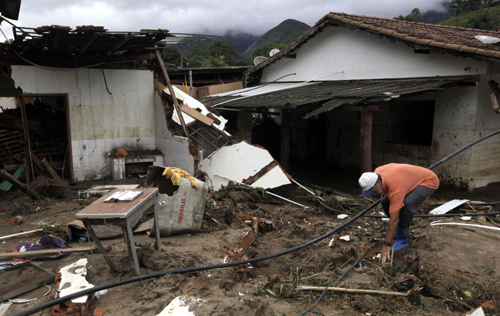 Rains, landslides ravage Brazil