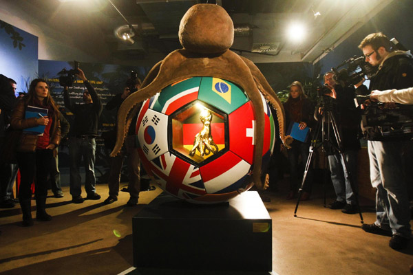 Octopus Paul immortalized