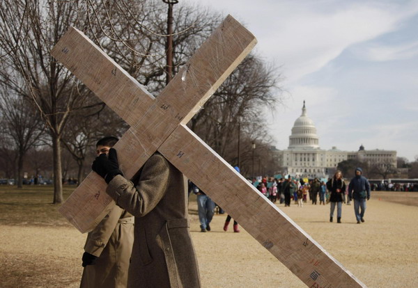 Pro-life protest in Washington