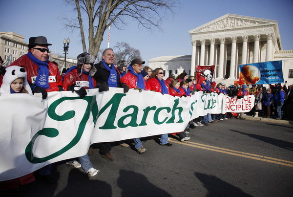 Pro-life protest in Washington