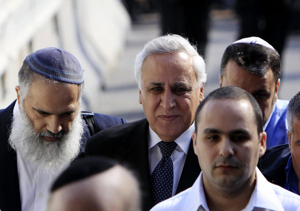 Former Israeli president Katsav jailed for rape