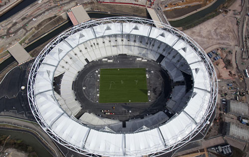 Work on London's Olympic Stadium completed