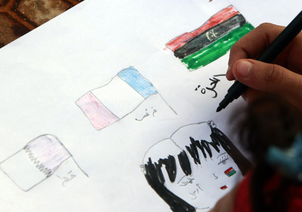 Libya conflicts in children's eyes