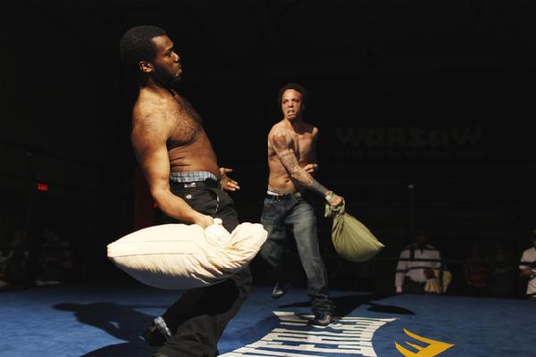 Australians win First Pillow Fight Championships