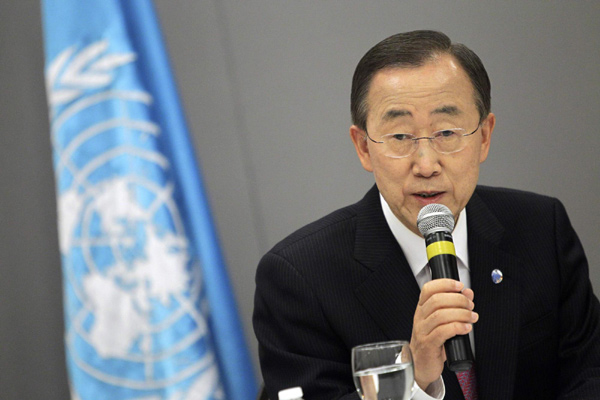 UN council recommends 2nd term for Ban Ki-moon