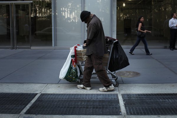 NY homeless increases to a record high since 2002
