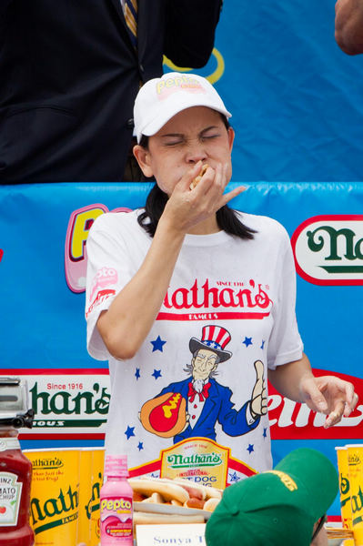 Int'l Hot Dog Eating Contest in New York