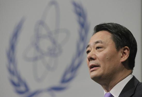 Japan's Economy and Trade Minister Banri Kaieda attends the Ministerial Conference on Nuclear Safety in Vienna in Vienna June 20, 2011. Japan to conduct stress tests on nuke reactors