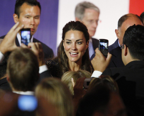 William and Kate tour California