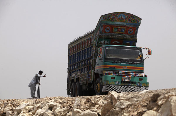 Flood victims in Sukkur, Pakistan