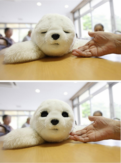 Robot seals help heal Japan's tsunami victims
