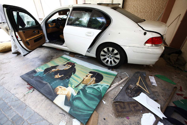 Gadhafi homes reveal champagne lifestyle