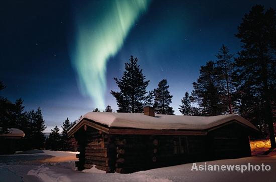 Santa's office located in Arctic Circle