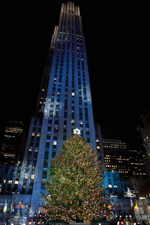 Rockefeller Center Christmas Tree lighting ceremony
