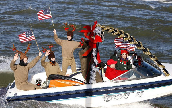 'The Water-Skiing Santa' kicks off in Washington