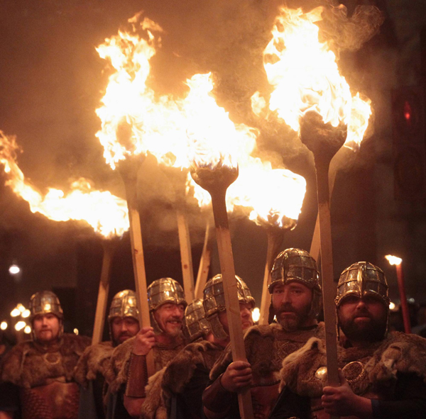 Torchlight marks the start of New Year