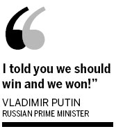 Putin wins in 'open and honest fight'