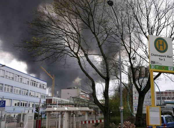 Huge explosion rocks German chemical park