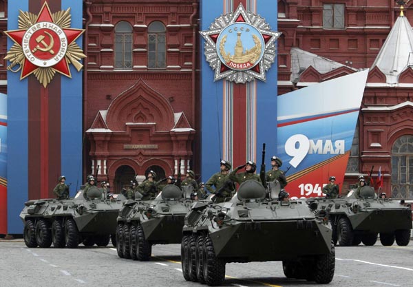 Russia holds Victory Day parade in Red Square