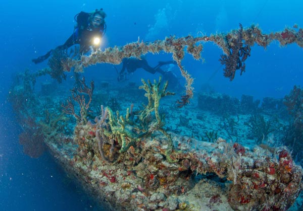 Navy ship sunk as artificial reef