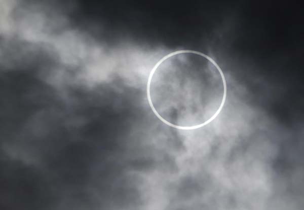 Japan observes annular solar eclipse