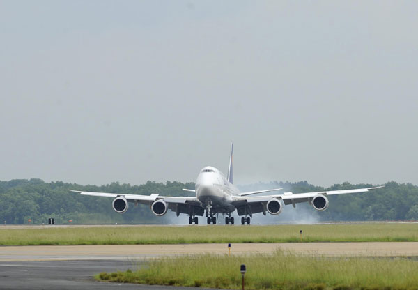 World's largest Boeing takes flight