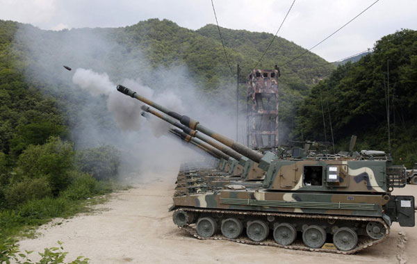 ROK, US hold massive live-fire drill