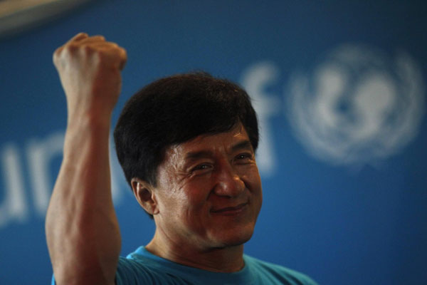 Jackie Chan helps combat child trafficking
