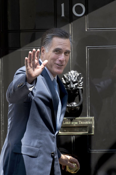 Romney's comments mocked in London
