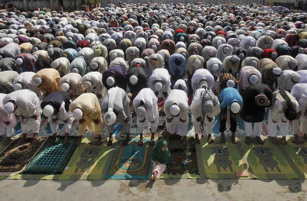 Muslims celebrate Eid al-Adha